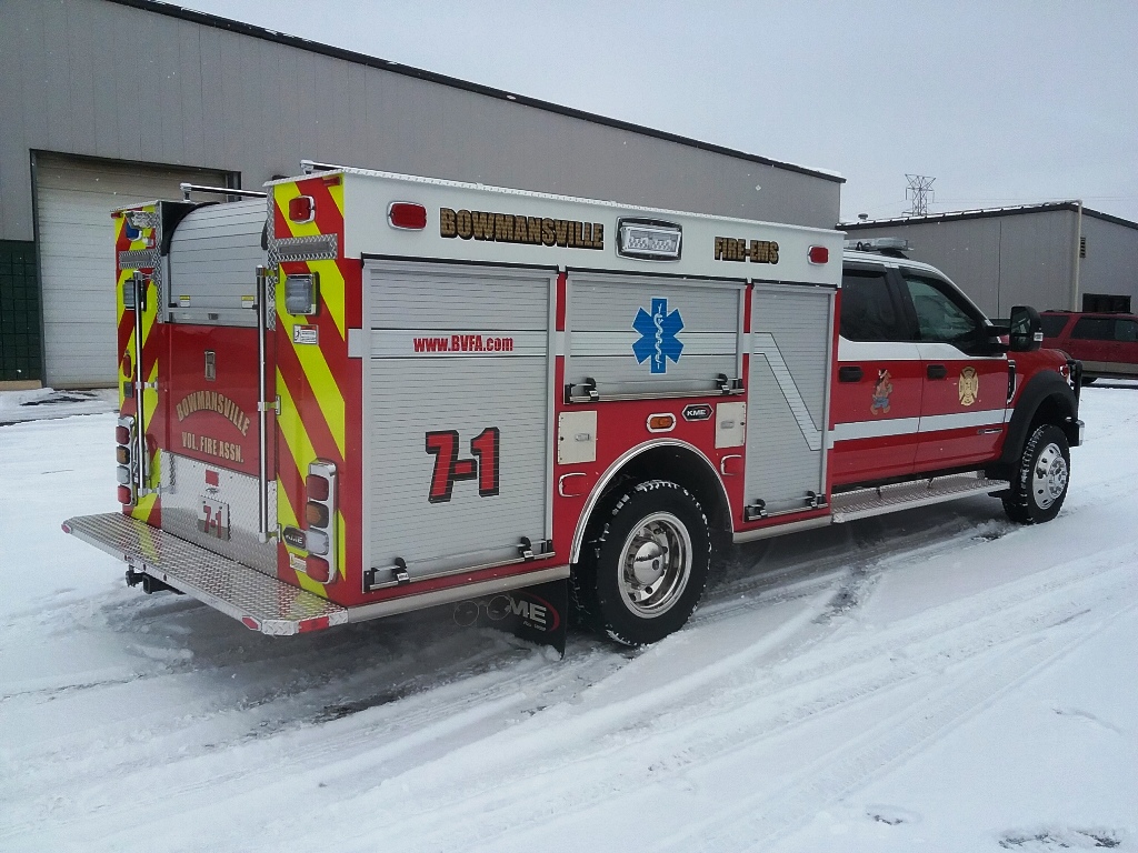KME Light Rescues to Bowmansville Volunteer Fire Association 3 units