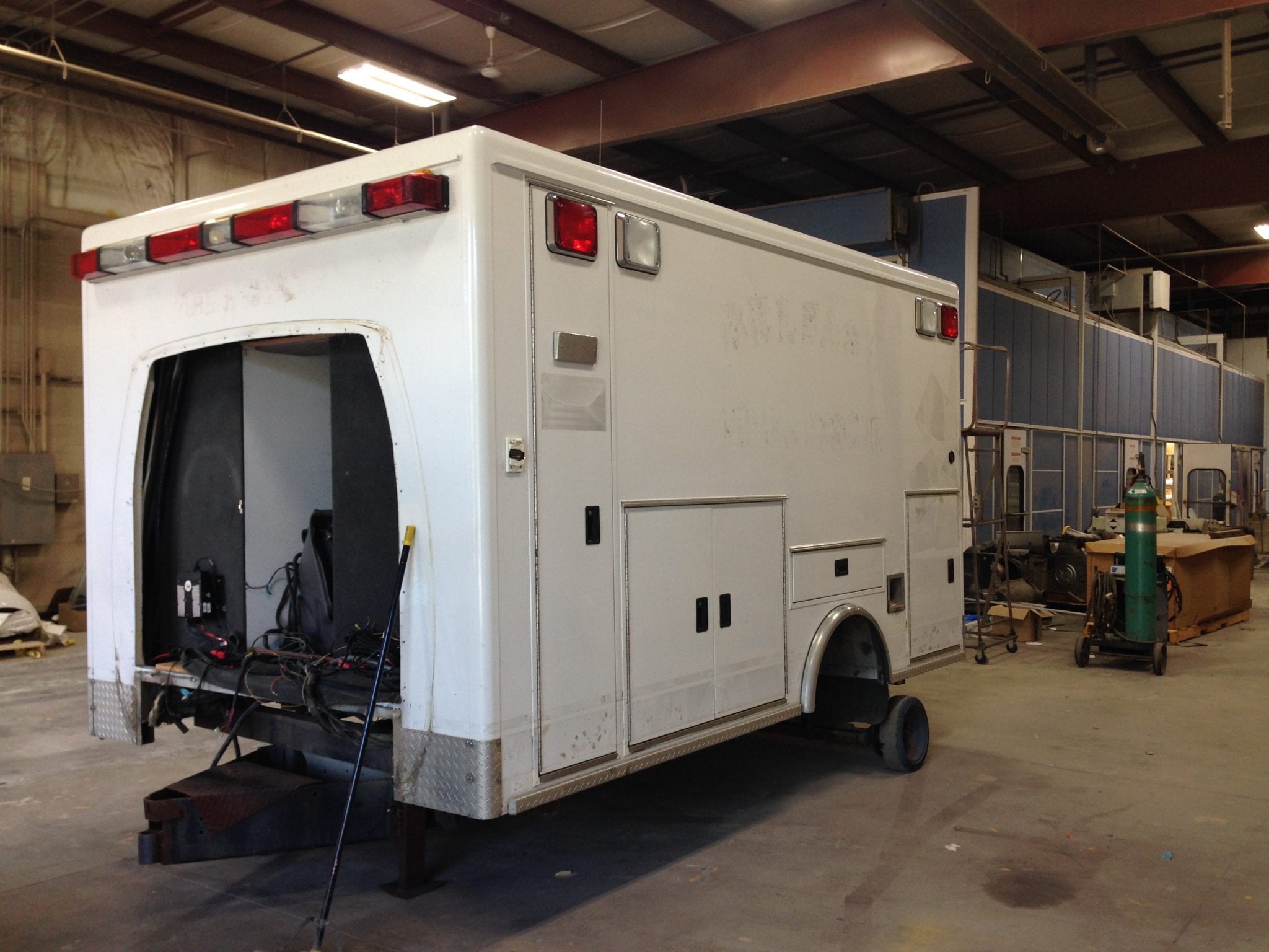 Ambulance Remount Before